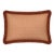 Palais Outdoor Cushion Janis Burnt Orange, 20x12 Inch For Sale