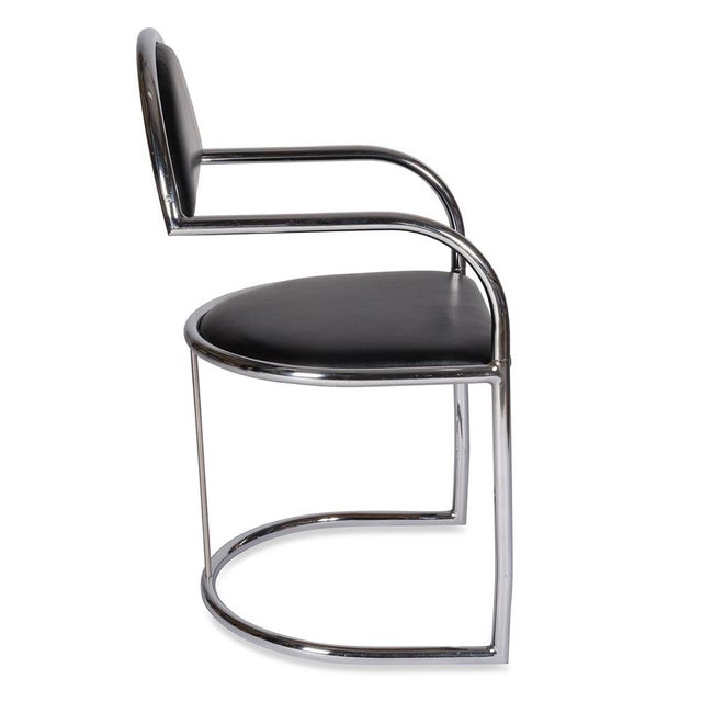 A tubular chair designed in the 1980s by Ladislav Vrátník for the legendary Mánes exhibition hall on the banks of the...