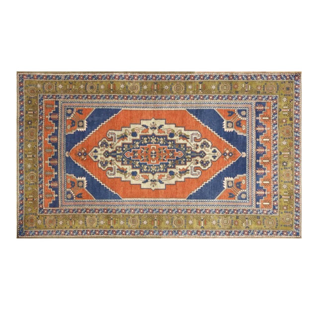 1960s Turkish Oushak Rug For Sale