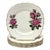 Mid 20th Century Bone China Petite Bread Plates With Rose Motif by Ridgway Potteries, England - Set of 6 For Sale