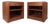 Pair of Mid-Century D-Scan Captain Line Teak Nightstands For Sale