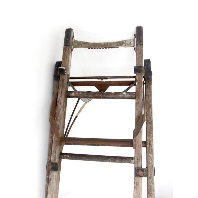 Early 20th Century Oshkosh Patented Safety Ladder For Sale - Image 12 of 18