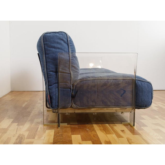 Pop Sofa in Denim by Piero Lissoni for Kartell For Sale - Image 3 of 13