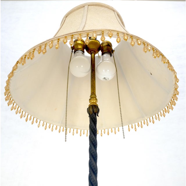 Very Fine Art Deco Style c1920s Onyx Base Floor Lamp For Sale - Image 10 of 18