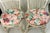 White White Wicker Accent Chairs With Floral Cushions a Pair For Sale - Image 8 of 9