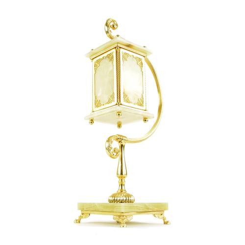 Mid-Century Onyx Table Lamps, Set of 2 For Sale - Image 4 of 6