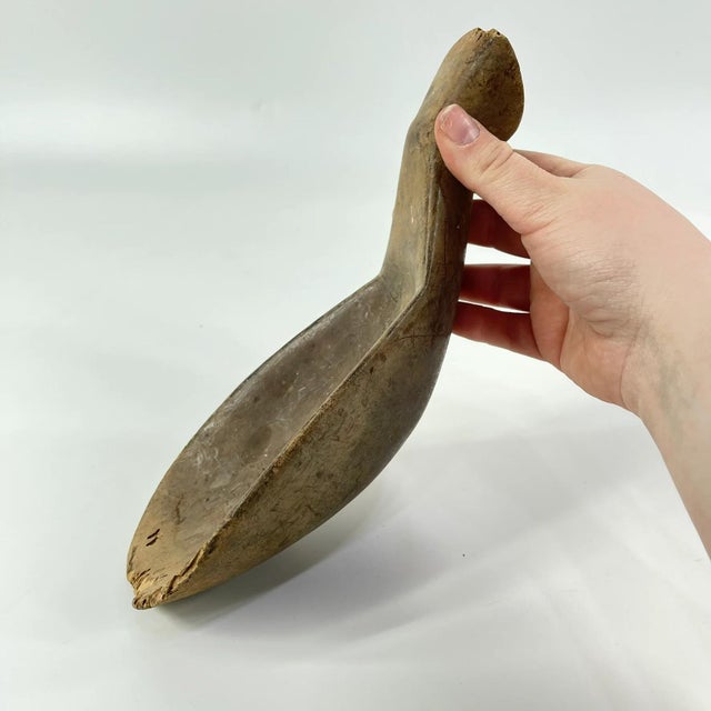 Early 20th Century Lobi Wooden Spoon Burkina Faso For Sale - Image 4 of 8