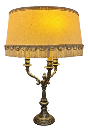 Louis XVI Style Gilded Bronze Table Lamp, France