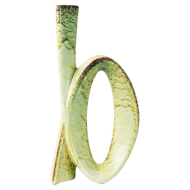 Mid-Century Italian Ceramic Vase attributed to Roberto Rigon for Bertoncello, 1960s For Sale