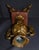 Antique French Rococo Metal Urn Vase Marble Base Mantle Garniture 19th C For Sale - Image 15 of 17