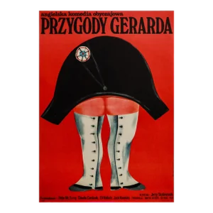 1970 Polish Film Poster, Przygody Gerarda (The Adventures of Gerard, Dir. Jerzy Skolimowski) - Nasfeter