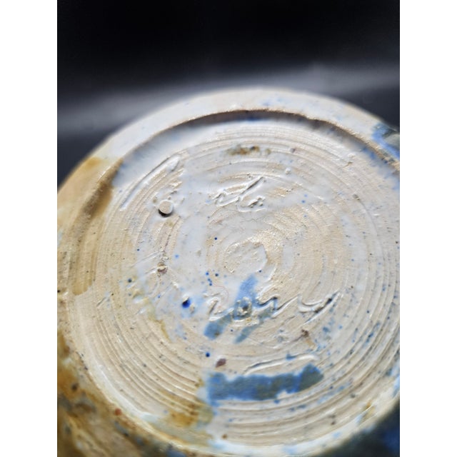 2000 - 2009 Handthrown Ball/Moon Vase, Signed For Sale - Image 5 of 6