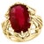 10 Carat Oval Cut Natural Pink Tourmaline 14 Karat Yellow Gold Ring For Sale - Image 15 of 18