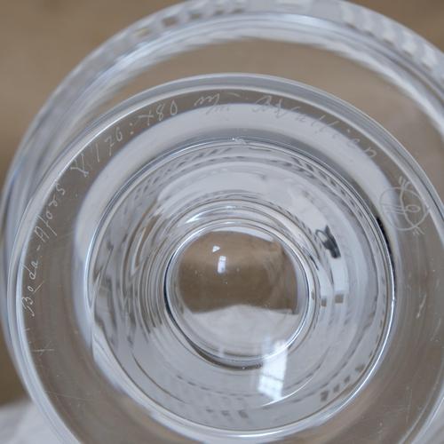 Glass Glass Footed Bowl by Bertil Vallien for Boda Åfors, 1960s For Sale - Image 7 of 9