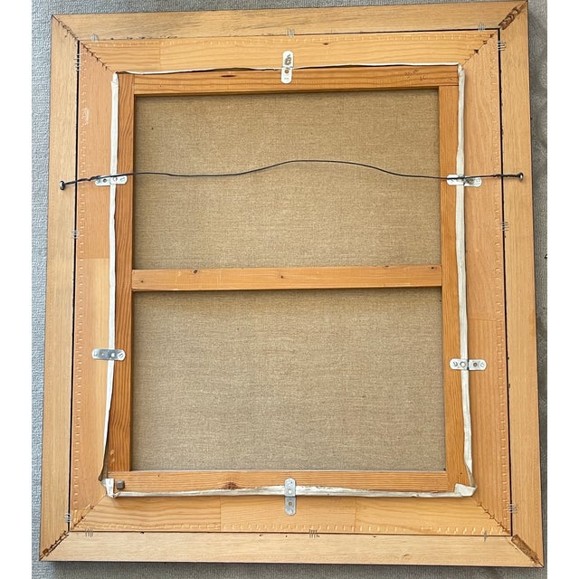 20Th. Century. Cityscape Paris by Night in Montmartre, Oil on Canvas, Signed For Sale - Image 15 of 15