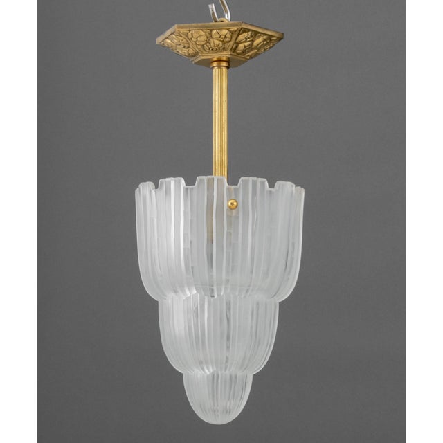 Sabino French Art Deco "Waterfall" Pendant Lamp For Sale - Image 10 of 10