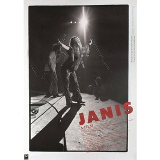 Janis 1975 Japanese B2 Film Poster For Sale