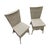 Canvas Dining Chairs by Gerard Van Den Berg, Set of 2 For Sale - Image 3 of 13
