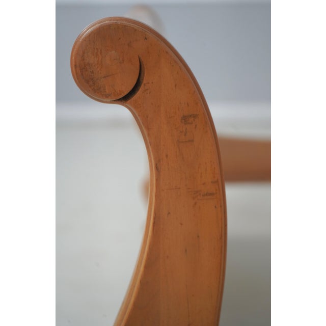 Ethan Allen King Size Country French Sleigh Bed For Sale - Image 13 of 18