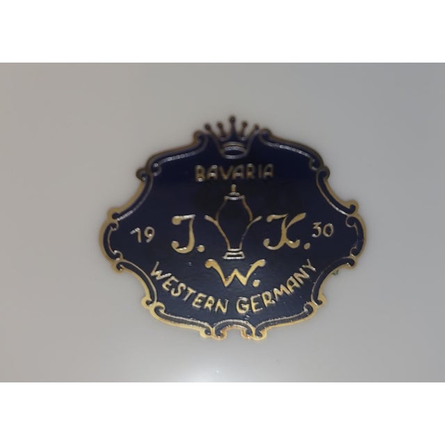 1970s Bountiful Collection by Shumann: Bavaria Salad / Fruit Plate Set (6) Vintage Replacements For Sale - Image 10 of 11