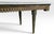 Wood Vintage Italian Neoclassical Etched Marble and Gilt Brass Low Coffee Table For Sale - Image 7 of 17