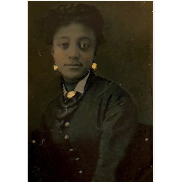 Unknown Photographer Portrait of a Gentlewoman of African Descent, ca. 1860 Tintype Dimensions: 2 x 1.75 inches....