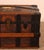 Antique Travel Trunk in Leather and Wood, 1890s For Sale - Image 3 of 15