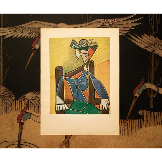 Pablo Picasso、FEMME DANS UN FAUTEUIL、画集画