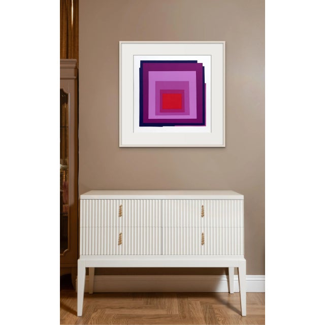 Burgundy Blue Barbara Lynch Zinkel American (1928–2017) Date: circa 1990 Screenprint, numbered in pencil, estate stamp...