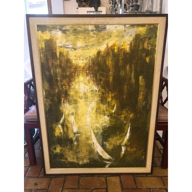 Very Large Signed vintage Seriagraph by Hermann Dietrich Grunewald Hermann Dietrich Grunewald. (1916-2003). Born in...