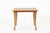 Vintage Art Deco Swedish Square Beech Scalloped Table 1940s For Sale - Image 4 of 10