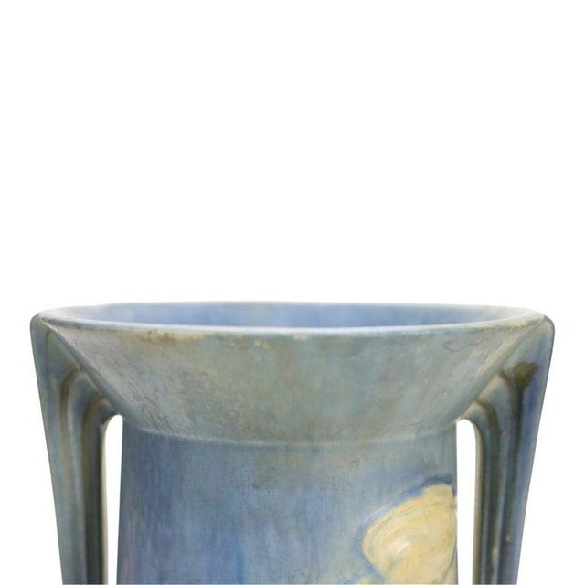 Roseville Pottery Roseville Futura Pottery Vase C1920 For Sale - Image 4 of 11