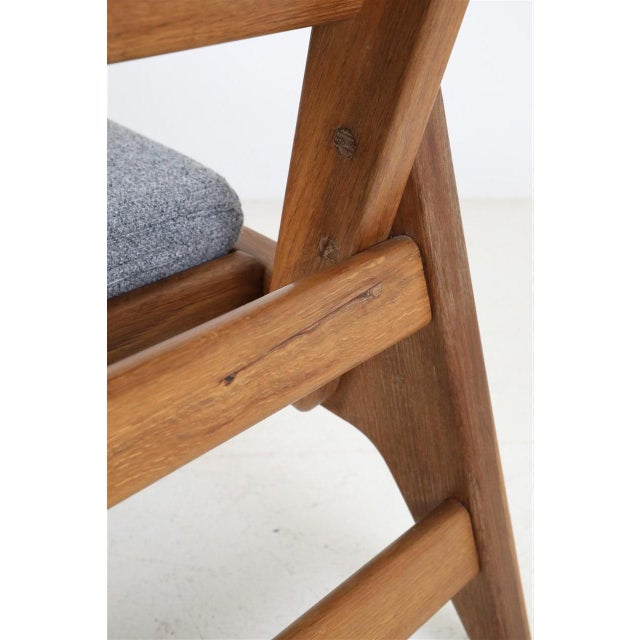 Mid-Century Hunting Chair by Heinz Heger for PGH Erzgebirgisches Kunsthandwerk Annaberg-Buchholz, 1960s For Sale - Image 9 of 18