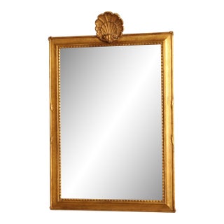 Friedman Brothers Vintage Mahogany Chippendale Gold Mirror For Sale