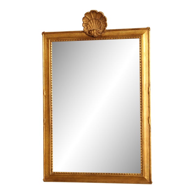 Friedman Brothers Vintage Mahogany Chippendale Gold Mirror For Sale