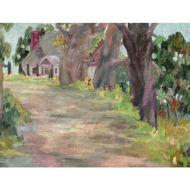 American Vintage Coastal Pathway - Horizontal Landscape For Sale - Image 3 of 6