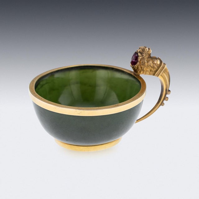 Antique French Miniature Cup, 1890 For Sale - Image 3 of 11