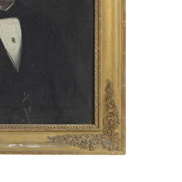 1920s Portrait of a Gentleman, 1920s, Oil on Canvas For Sale - Image 5 of 6