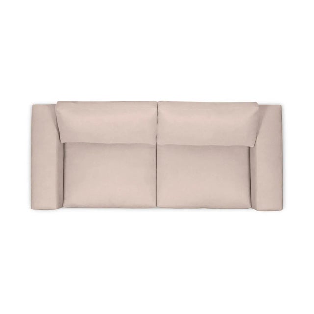 Moss Studios Moss Home Hov Sofa 96", Luca Oyster For Sale - Image 4 of 7