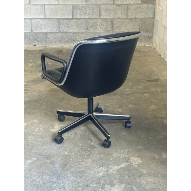1980s 1980s Charles Pollock for Knoll Office Desk Chair For Sale - Image 5 of 12