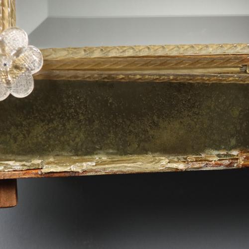 Green Venetian Mirror in Cymatium Frame For Sale - Image 8 of 12