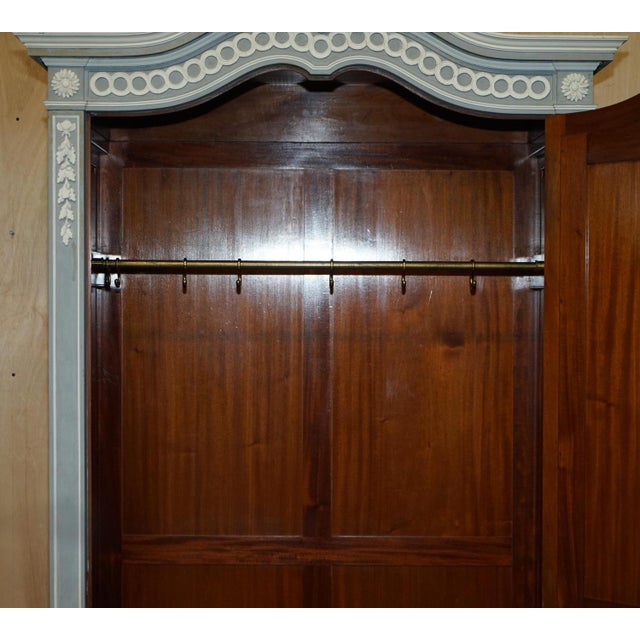 Antique French Wardrobe with Mirrored Door from Mellier & Co For Sale - Image 16 of 18