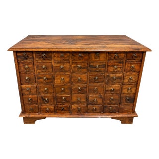 Apothecary Pharmacy Chest of Drawers Cabinet For Sale