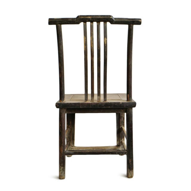 Vintage Elm Ming Chair For Sale In Los Angeles - Image 6 of 7