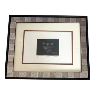 Vintage Laurent Schkolnyk Framed “3 Citrons” Mezzotint Numbered & Signed For Sale