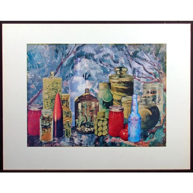 Original Montage/Collage mounted to thick artist's board by Mary Helen Horty. Mounted to mat board, not mounted or framed....