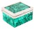 Vintage Sterling Silver Mounted Malachite Casket, 20th Century For Sale
