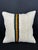 Turkish Hemp Pillow Cushion Natural Beige Black Pillow Cushion Cover 20x20 For Sale - Image 4 of 4