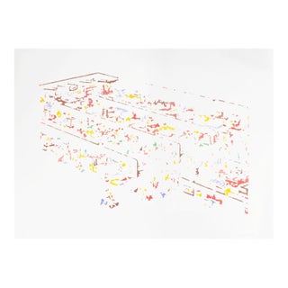 1980 “Furniture Store” Serigraph Print by Roger Benedetti For Sale