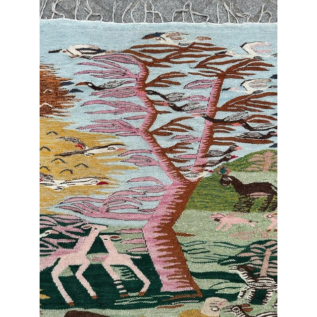 Vintage Egyptian Tapestry, 1950s For Sale - Image 6 of 18